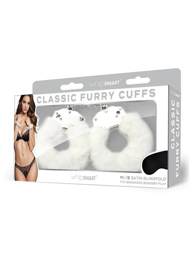 Couples Whipsmart WhipSmart Furry Cuffs with Eye Mask