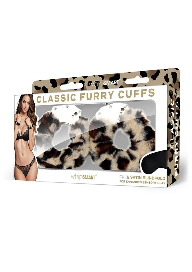 Couples Whipsmart WhipSmart Furry Cuffs with Eye Mask