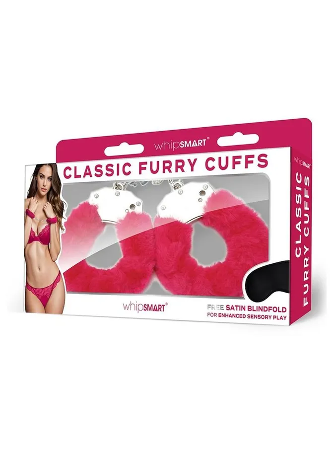 Couples Whipsmart WhipSmart Furry Cuffs with Eye Mask