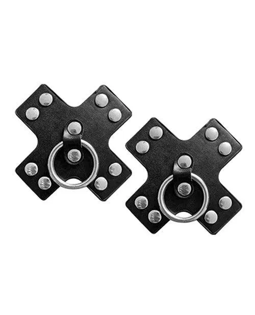 Female Sex Toys Hott Products Nipplicious Seducer Leather Pasties wRing