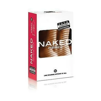 Naked Ribbed 12 Pack Claredale Female Sex Toys